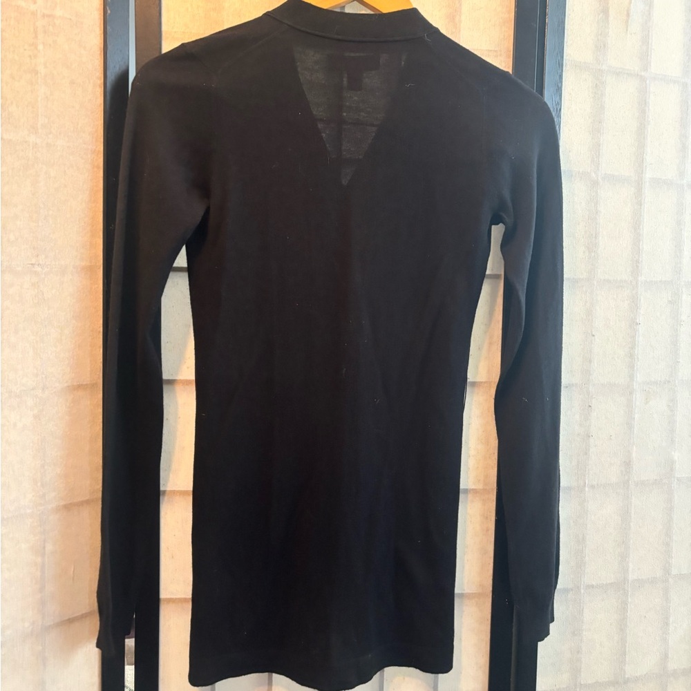 BURBERRY LONDON Silk Wool Blend Lightweight Cardigan, Horse Medallion,Super Soft - Picture 9 of 14